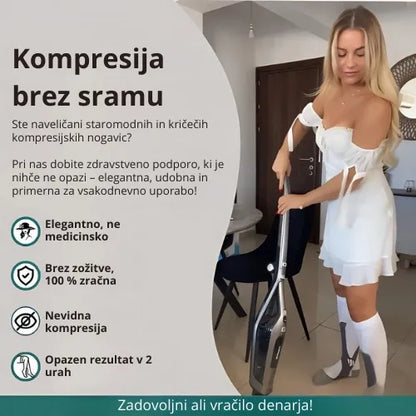 Zenstride® Zračne kompresijske nogavice za noge in stopala brez bolečin