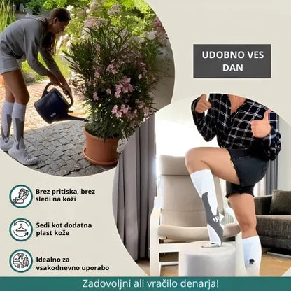 Zenstride® Zračne kompresijske nogavice za noge in stopala brez bolečin