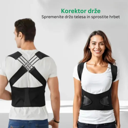 Korektor drže – Stoj pokonci. Olajšaj hrbet. Občuti razliko že prvi dan.