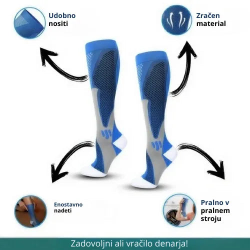 Zenstride® Zračne kompresijske nogavice za noge in stopala brez bolečin