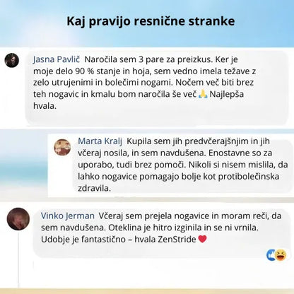 Zenstride® Zračne kompresijske nogavice za noge in stopala brez bolečin